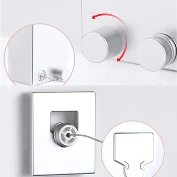 Telescopic Clothesline Clothes Drying Rope