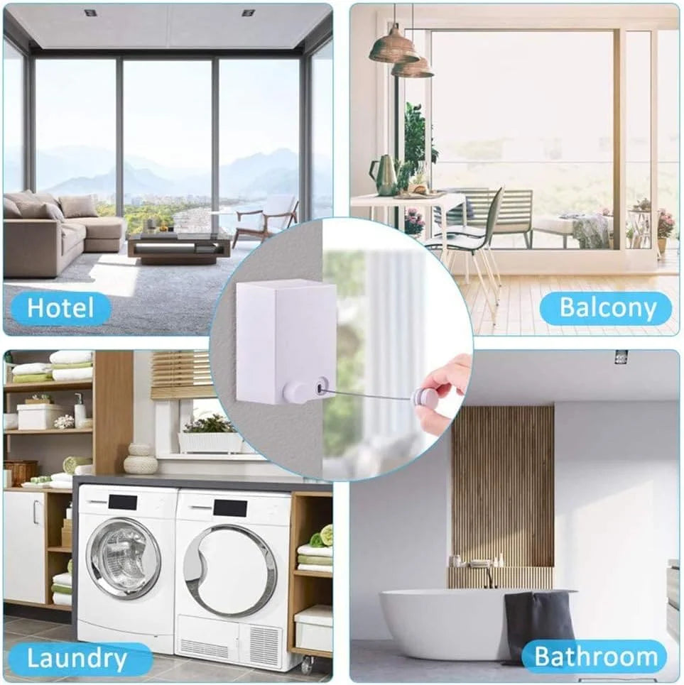 Telescopic Clothesline Clothes Drying Rope
